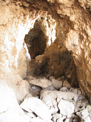 Bild einer der über hundert Höhlen